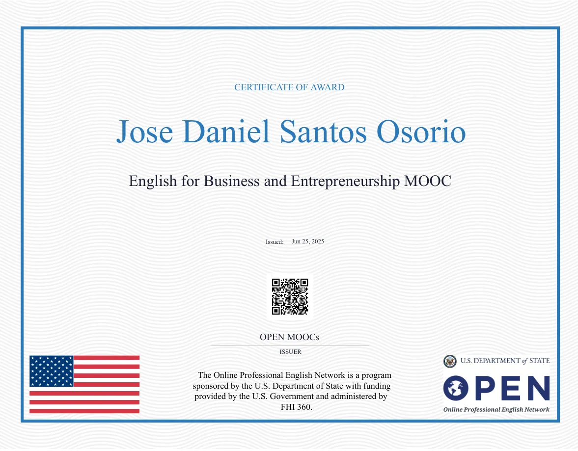 Certificado Inglés de Negocios